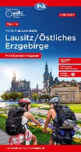 ADFC-Radtourenkarte 14 Lausitz /Östliches Erzgebirge 1:150.000, reiß- und wetterfest, E-Bike geeignet, GPS-Tracks Download, mit Bett+Bike Symbolen, mit Kilometer-Angaben de Allgemeiner Deutscher Fahrrad-Club e. V. (ADFC)