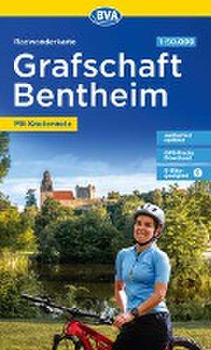 Radwanderkarte BVA Radwandern in der Grafschaft Bentheim 1:50.000, reiß- und wetterfest, E-Bike-geeignet, mit kostenlosem GPS-Download der Touren via BVA-website oder Karten-App de BVA BikeMedia GmbH