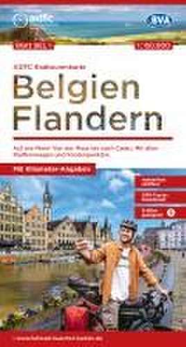 ADFC-Radtourenkarte BEL 1 Belgien Flandern 1:150.000, reiß- und wetterfest, E-Bike geeignet, GPS-Tracks Download, mit Kilometer-Angaben de Allgemeiner Deutscher Fahrrad-Club e. V. (ADFC)