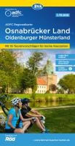 ADFC-Regionalkarte Osnabrücker Land /Oldenburger Münsterland, 1:75.000, mit Tagestourenvorschlägen, reiß- und wetterfest, E-Bike-geeignet, mit Knotenpunkten, GPS-Tracks Download de Allgemeiner Deutscher Fahrrad-Club e. V. (ADFC)