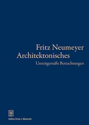 Architektonisches de Fritz Neumeyer