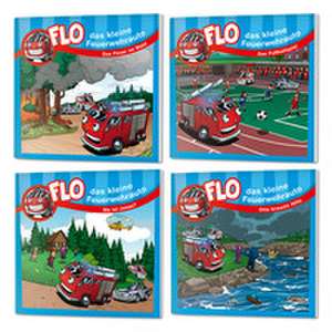 Flo Minibuch-Set 2 de das kleine Feuerwehrauto Flo