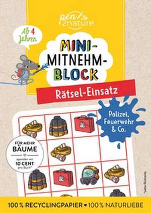 Mini-Mitnehm-Block Rätsel-Einsatz de Pen2nature