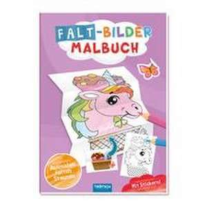 Trötsch Malbuch Faltbilder-Malbuch Einhorn de Trötsch Verlag