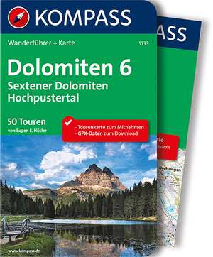 Dolomiten 6 - Sextener Dolomiten - Hochpustertal de Eugen E. Hüsler