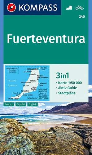 KOMPASS Wanderkarte Fuerteventura de Kompass-Karten Gmbh