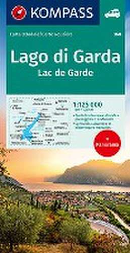 KOMPASS Autokarte Lago di Garda, Lac de Garde 1:125.000 de KOMPASS-Karten GmbH