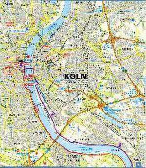 KOMPASS Fahrrad-Tourenkarte Rheinradweg 2, von Mannheim nach Köln 1:50.000