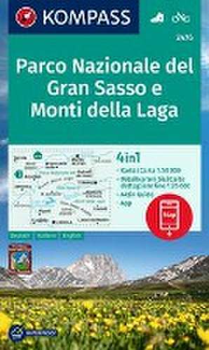 KOMPASS Wanderkarte 2476 Parco Nazionale del Gran Sasso e Monti della Laga 1:50.000