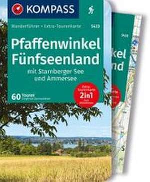 KOMPASS Wanderführer Pfaffenwinkel, Fünfseenland, Starnberger See, Ammersee, 60 Touren mit Extra-Tourenkarte de Siegfried Garnweidner