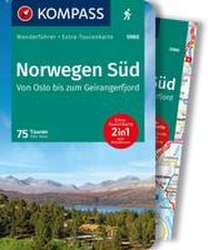 KOMPASS Wanderführer Norwegen Süd, Von Oslo bis zum Geirangerfjord, 75 Touren mit Extra-Tourenkarte