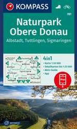 KOMPASS Wanderkarte 781 Naturpark Obere Donau - Albstadt - Tuttlingen - Sigmaringen 1:50.000