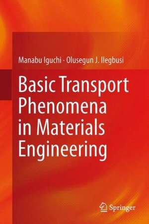 Basic Transport Phenomena in Materials Engineering de Manabu Iguchi