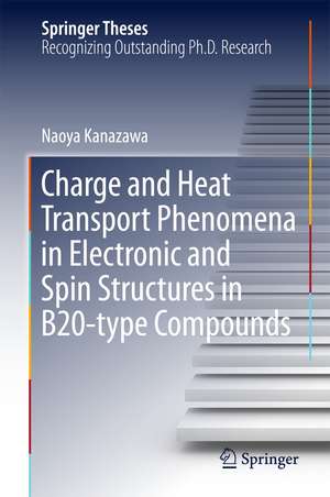 Charge and Heat Transport Phenomena in Electronic and Spin Structures in B20-type Compounds de Naoya Kanazawa