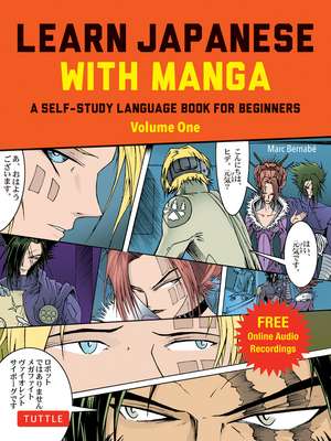 Learn Japanese with Manga Volume One: A Self-Study Language Book for Beginners - Learn to read, write and speak Japanese with manga comic strips! (free online audio) de Marc Bernabe