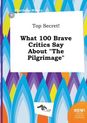 Top Secret! What 100 Brave Critics Say about the Pilgrimage de Charlotte Maxey