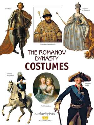 Romanov Dynasty Costumes Colouring Book de Elena Moiseyenko