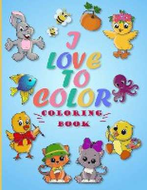 I LOVE TO COLOR coloring book de Tali Mitchell