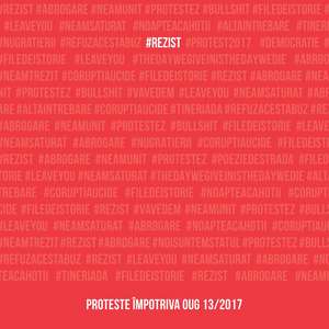 #Rezist: Poveste împotriva OUG 13/2017