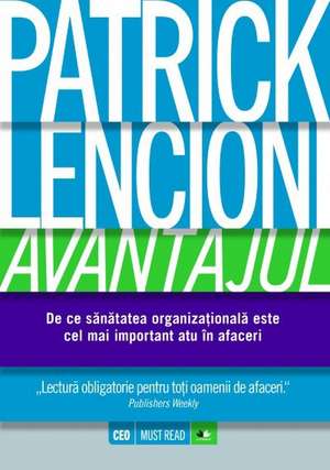 Avantajul de Patrick Lencioni