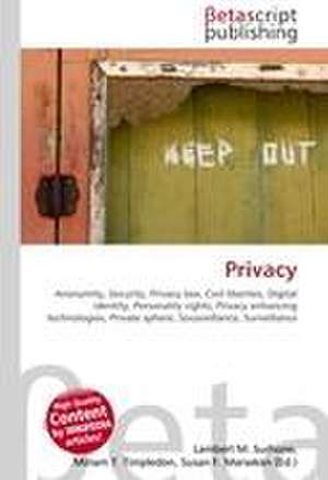 Privacy de Lambert M. Surhone