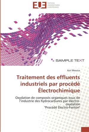 Traitement des effluents industriels par procédé Électrochimique de azri mounia