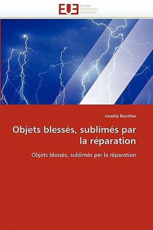 Objets Blesses, Sublimes Par La Reparation: Impact D'Une Hospitalisation de Anaëlle Bouthier