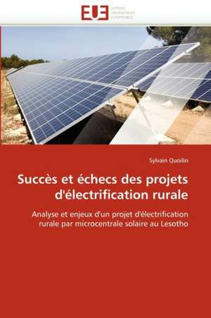 Succès et échecs des projets d'électrification rurale de Sylvain Quoilin