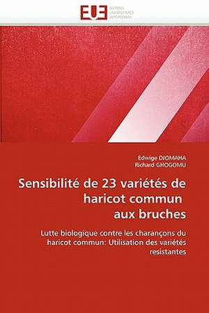 Sensibilité de 23 variétés de haricot commun aux bruches de Edwige Djomaha