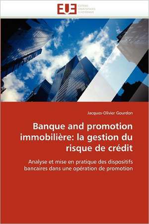 Banque Et Promotion Immobiliere: La Gestion Du Risque de Credit de Jacques-Olivier Gourdon