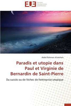 Paradis Et Utopie Dans Paul Et Virginie de Bernardin de Saint-Pierre