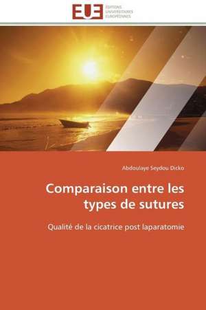 Comparaison Entre Les Types de Sutures: Un Art Politique? de Abdoulaye Seydou Dicko