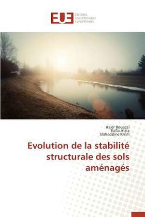 Evolution de La Stabilite Structurale Des Sols Amenages: Une Perspective Franco-Americaine de Hajer Bouazzi