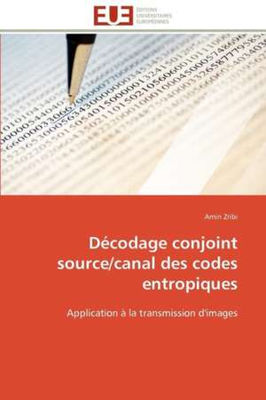 Decodage Conjoint Source/Canal Des Codes Entropiques: Vies Sociales Et Vies Privees de Amin Zribi