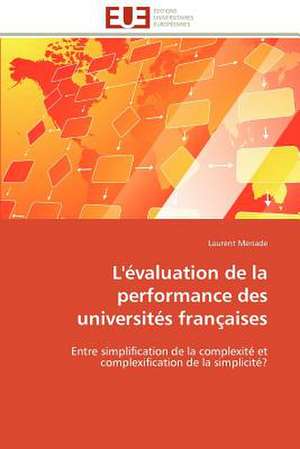 L'Evaluation de La Performance Des Universites Francaises