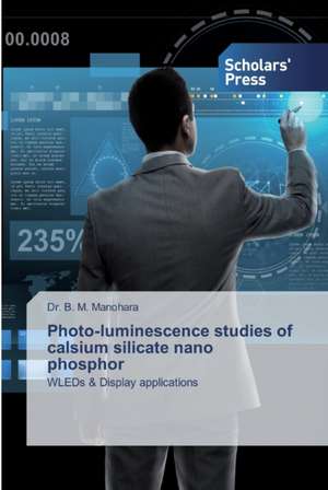 Photo-luminescence studies of calsium silicate nano phosphor de B. M. Manohara