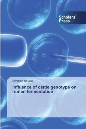 Influence of cattle genotype on rumen fermentation de Simplice Nouala