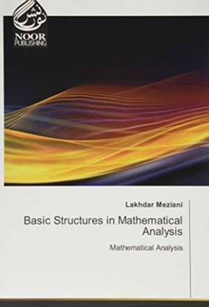 Basic Structures in Mathematical Analysis de Lakhdar Meziani