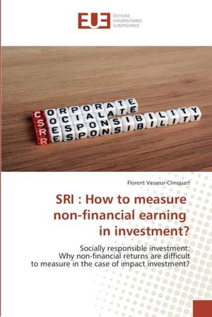 SRI : How to measure non-financial earning in investment? de Florent Vasseur-Clinquart