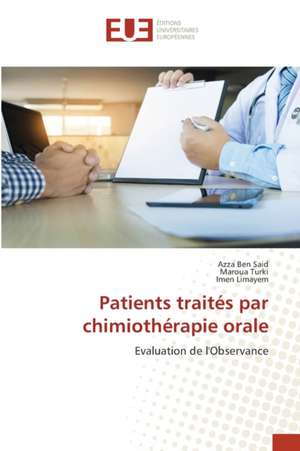 Patients traités par chimiothérapie orale de Azza Ben Said