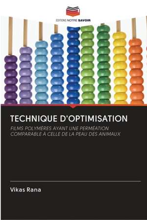 TECHNIQUE D'OPTIMISATION de Vikas Rana