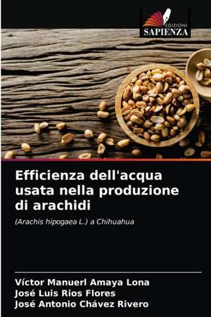 Efficienza dell'acqua usata nella produzione di arachidi de Víctor Manuerl Amaya Lona