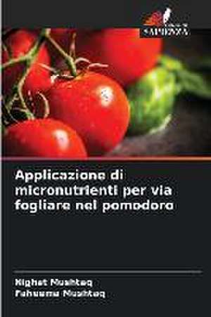 Applicazione di micronutrienti per via fogliare nel pomodoro de Nighat Mushtaq