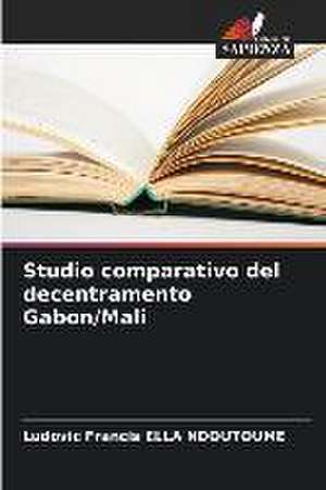 Studio comparativo del decentramento Gabon/Mali de Ludovic Francis Ella Ndoutoume