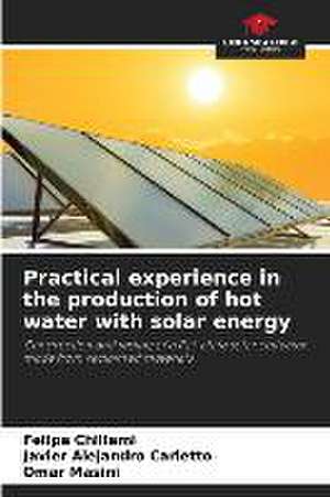 Practical experience in the production of hot water with solar energy de Felipe Chillemi