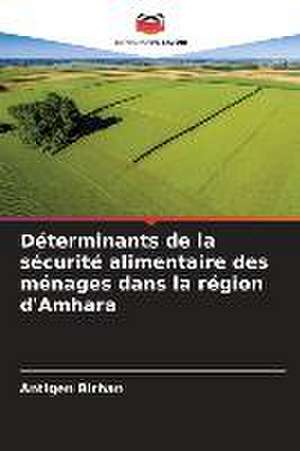 Déterminants de la sécurité alimentaire des ménages dans la région d'Amhara de Antigen Birhan