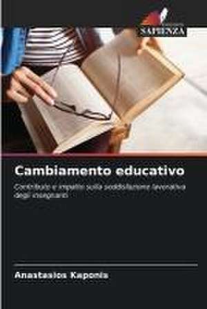 Cambiamento educativo de Anastasios Kaponis