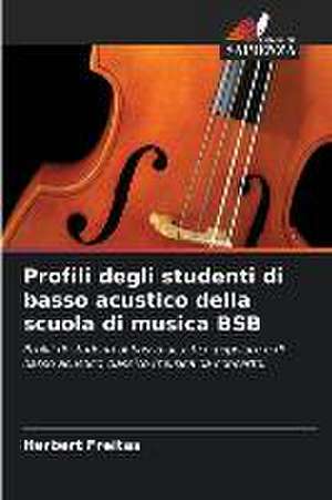 Profili degli studenti di basso acustico della scuola di musica BSB de Herbert Freitas