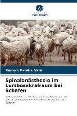 Spinalanästhesie im Lumbosakralraum bei Schafen de Ramom Pereira Vale