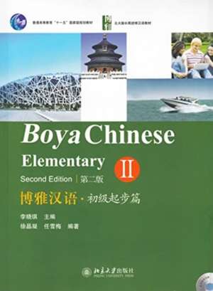 Boya Chinese: Elementary vol.2 de Li Xiaoqi